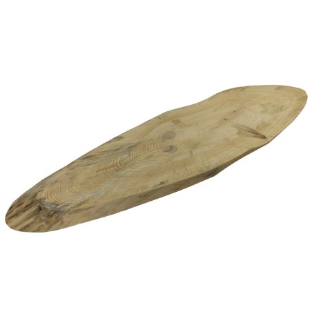 Blat Na Stolik ❍ Okorowany Plaster Drewna ❍ Dł 123 cm  UNIKAT 122849