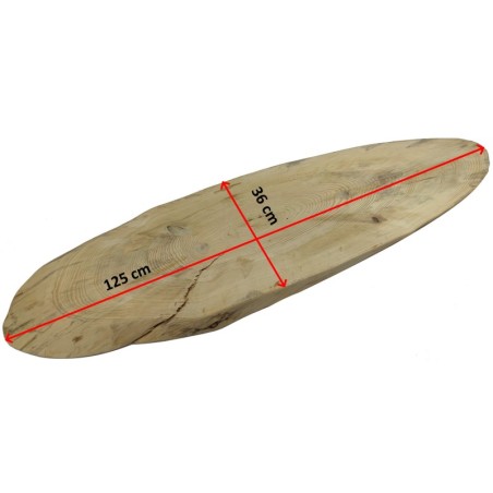 Blat Na Stolik ❍ Okorowany Plaster Drewna ❍ Dł 125 cm  UNIKAT 125021