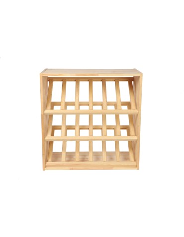 Seria RW-61 - Segmentowy Regał na Alkohole (3 ukośne leżnie) – RW61 Naturalne Drewno - product 4