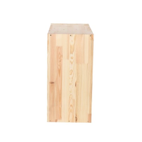 Modułowy Regał na Butelki 60X60X30 cm · 2 Leżnie Wysuwane · Naturalny