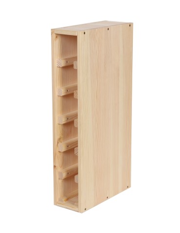 Seria RW-61 - Stojak/ Skrzynka na 6 Butelek – RW61 Naturalne Drewno · Seria RW61 - product 4