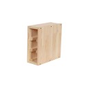 Skrzynka na 3 Butelki 30X12X30 cm · Naturalne Drewno · Seria RW61