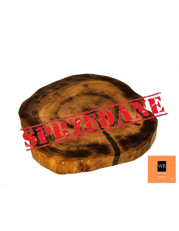 Stolik lub Blat ~ Tatiana's Thinking ~ Wood & Resin ~ Unikat 131318