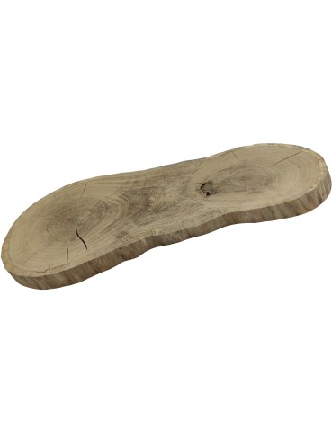 Dębowy Blat Na Stolik ❍ Okorowany Plaster Drewna ❍ Dł  99 cm  UNIKAT 105301