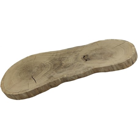 Dębowy Blat Na Stolik ❍ Okorowany Plaster Drewna ❍ Dł  99 cm  UNIKAT 105301