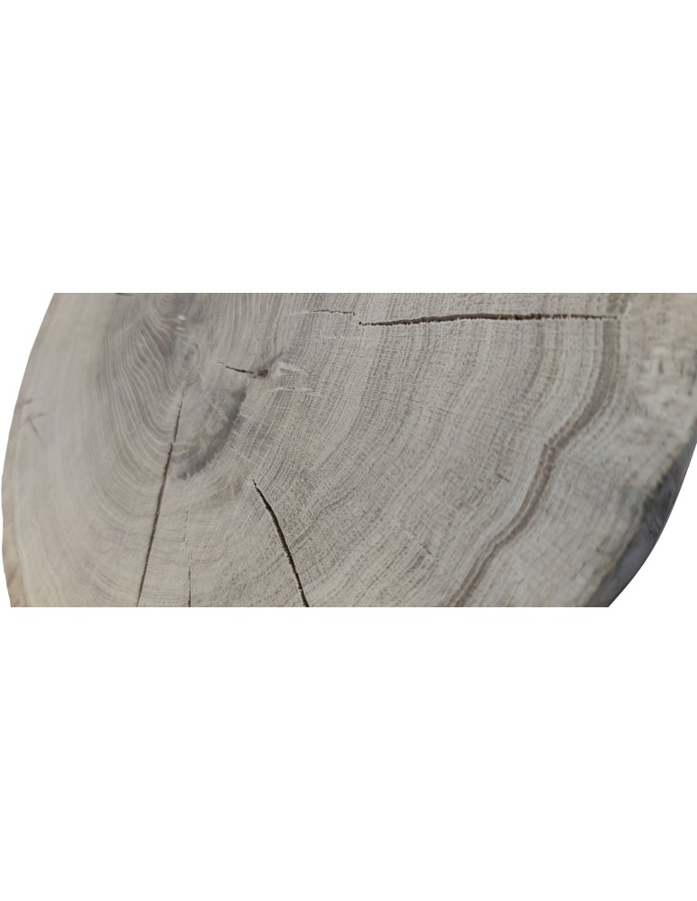 Blaty Drewniane - Dębowy Blat Na Stolik ❍ Okorowany Plaster Drewna ❍ Dł  99 cm  UNIKAT 105301 - product MODO24.PL 5