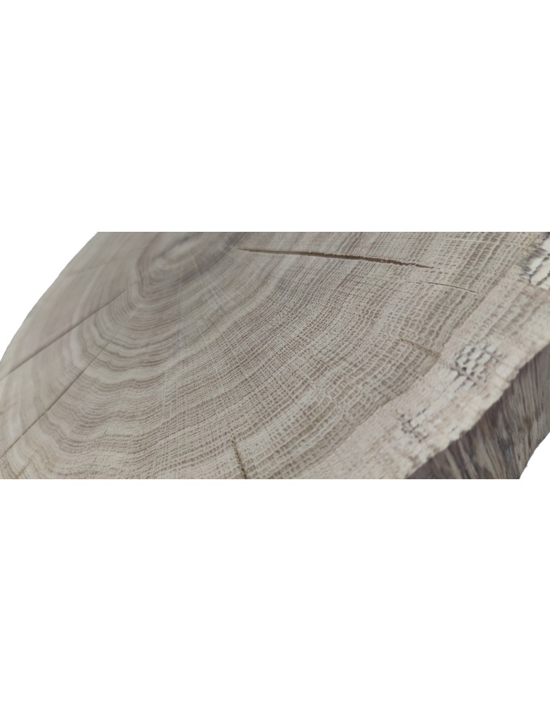 Blaty Drewniane - Dębowy Blat Na Stolik ❍ Okorowany Plaster Drewna ❍ Dł 87 cm  UNIKAT 133041 - product MODO24.PL 4