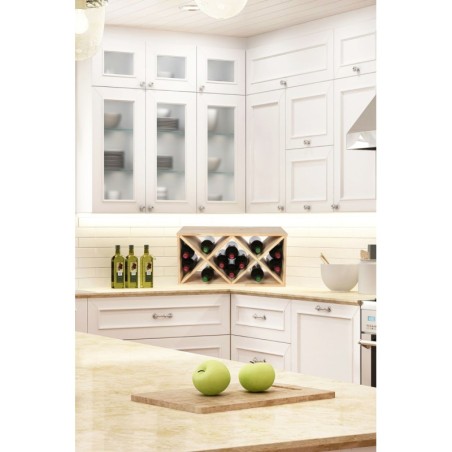 Modułowy Regał na Alkohole 60X60X30 cm · Półki typu X2 · Naturalny