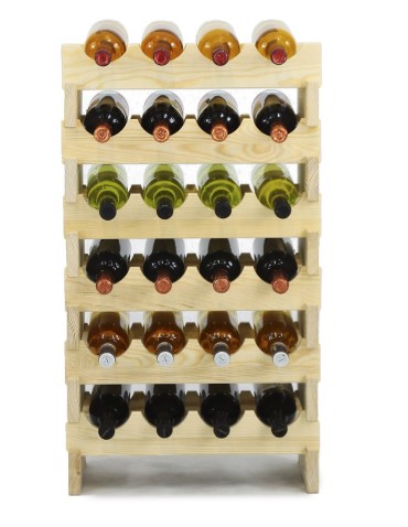 Regał Modułowy - 6 Leżni po 4 butelki - RW10_04x06