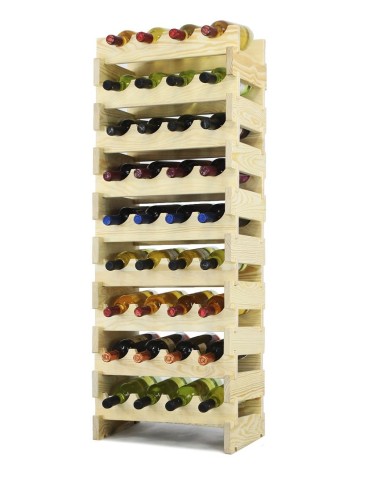 Regał Modułowy - 9 Leżni po 4 butelki - RW10_04x09