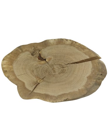 Blaty Drewniane - Dębowy Blat Na Stolik ❍ Okorowany Plaster Drewna ❍ Dł 65cm  UNIKAT 125400 - product 3