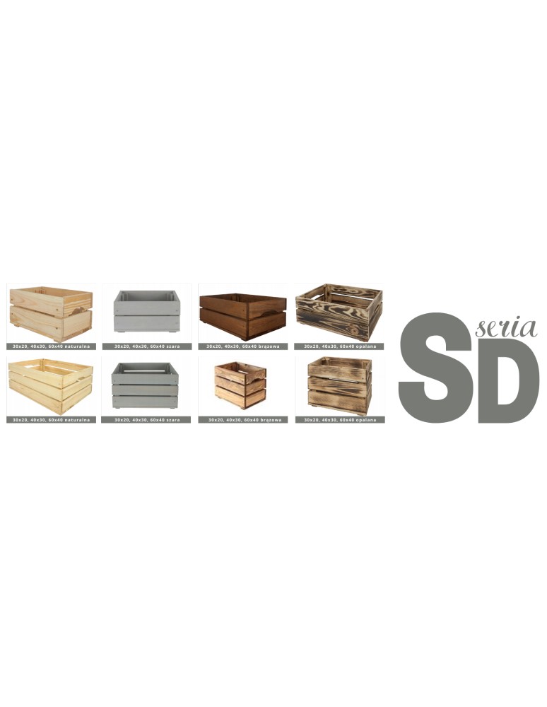 seria RSR - Regał na Skrzynki Transportowe (3szt) – Plastik/Drewno Brąz –108X53X32 cm - product MODO24.PL 12