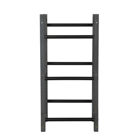 Regał na Skrzynki Transportowe (3szt) – Plastik/ Drewno Szare – RSR_053X32_3_S0K1