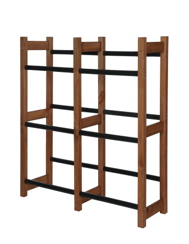 seria RSR - Regał na Skrzynki Transportowe (6szt) – Plastik/ Drewno Brąz – 108X102X32 cm - product 7