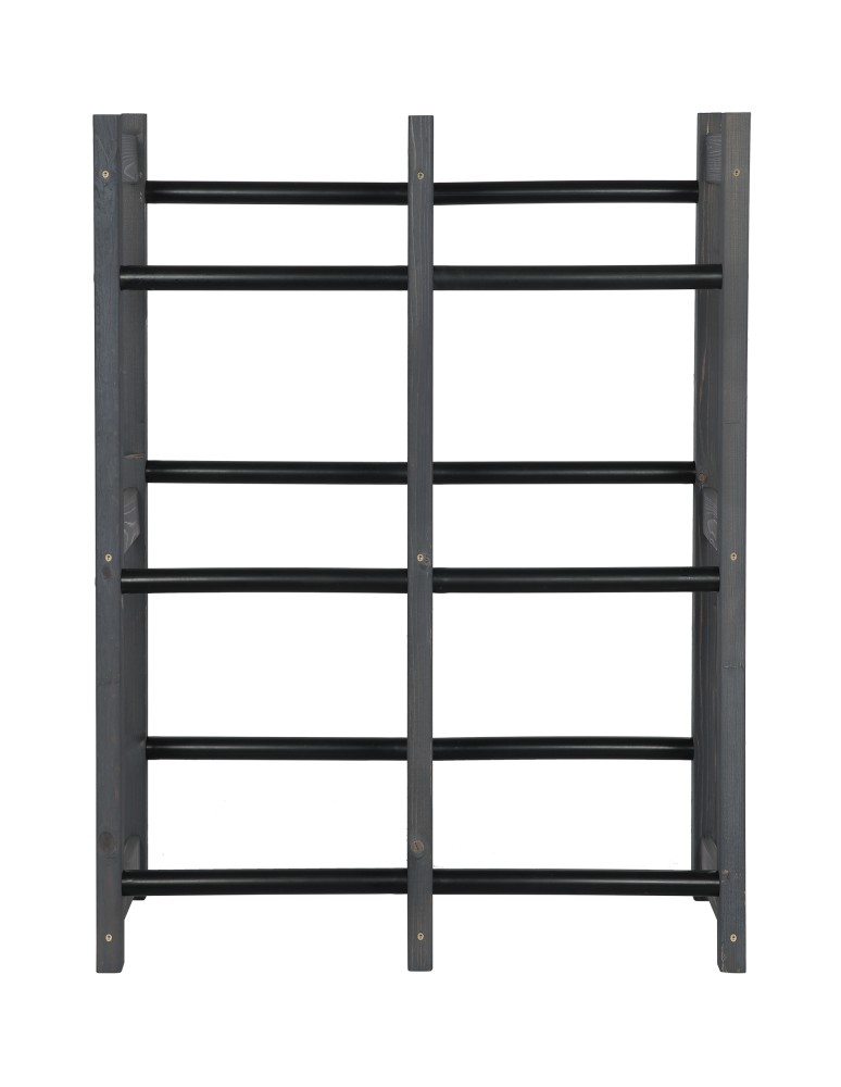 seria RSR - Regał na Skrzynki Transportowe (6szt) – Plastik/Drewno Szare– 108X102X32 cm - product MODO24.PL 6