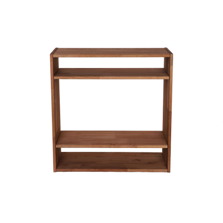 Modułowy Regał na Alkohole 60X60X30 cm · 2 Półki Pełne · Naturalny