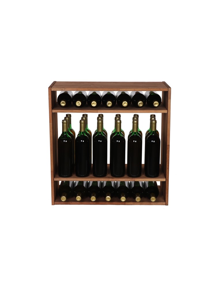 Seria RW-61 - Segmentowy Regał na Alkohole (2 pełne półki) – RW61 Brąz - product MODO24.PL 4