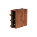 Skrzynka na 3 Butelki 30X12X30 cm · Naturalne Drewno · Seria RW61