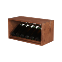 Ekspozycyjny Regał na Wino 30X60X30 cm · 1 Leżnia Ukośna  · Naturalny