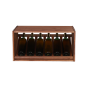 Ekspozycyjny Regał na Wino 30X60X30 cm · 1 Leżnia Ukośna  · Naturalny