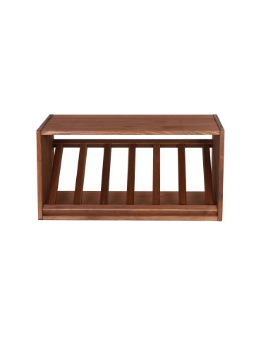 Seria RW-61 - Segmentowy Regał na Alkohole (1 ukośna leżnia) – RW61 Brąz - product 5