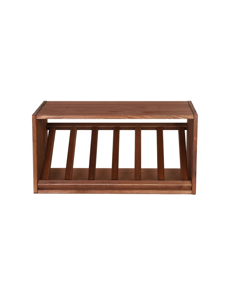 Seria RW-61 - Segmentowy Regał na Alkohole (1 ukośna leżnia) – RW61 Brąz - product MODO24.PL 5