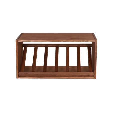 Ekspozycyjny Regał na Wino 30X60X30 cm · 1 Leżnia Ukośna  · Naturalny