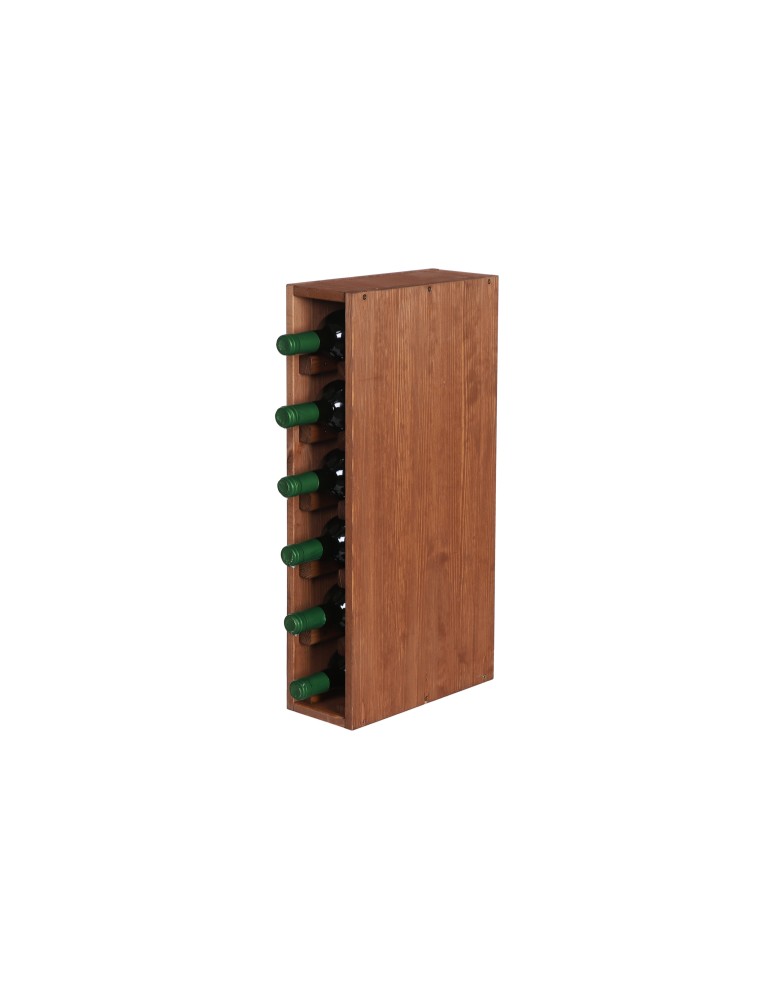 Seria RW-61 - Stojak/ Skrzynka na 6 Butelek – RW61 Brąz · Seria RW61 Brąz - product MODO24.PL 2