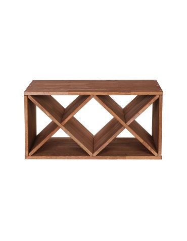 Seria RW-61 - Segmentowy Regał na Alkohole (półki X2) – RW61 Brąz - product 7