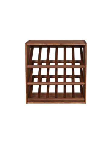 Seria RW-61 - Segmentowy Regał na Alkohole (3 ukośne leżnie) – RW61 Brąz - product 5