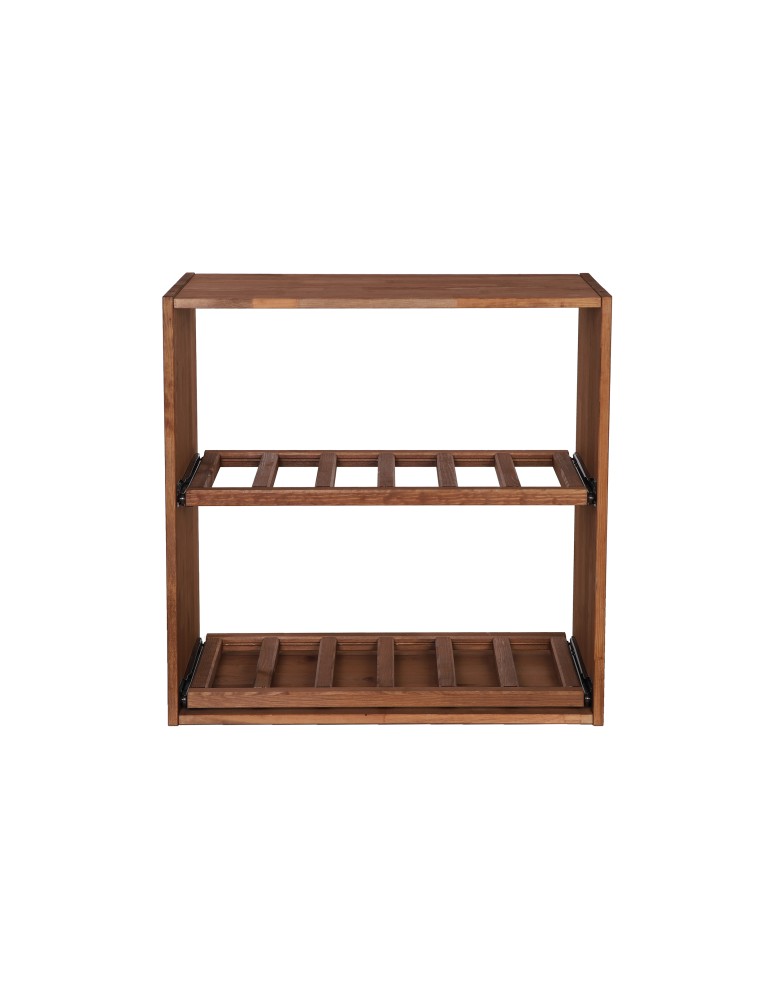 Seria RW-61 - Segmentowy Regał na Alkohole (2 wysuwane leżnie) – RW61 Brąz - product MODO24.PL 7