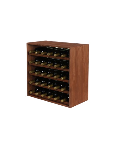 Seria RW-61 - Segmentowy Regał na Alkohole (5 wysuwanych leżni) – RW61 Brąz - product 4