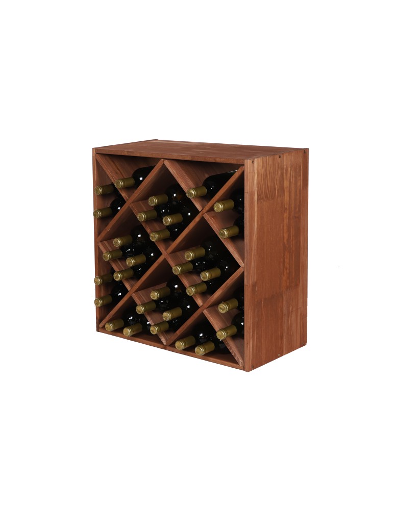 Seria RW-61 - Segmentowy Regał na Alkohole (półki X4) – RW61  Brąz - product MODO24.PL 2