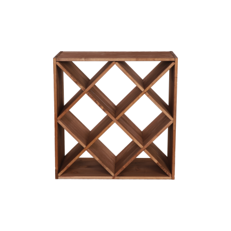 Modułowy Regał na Alkohole 60X60X30 cm · Półki typu X4· Naturalny