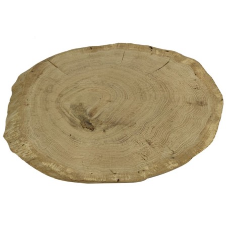 Dębowy Blat Na Stolik ❍ Plaster Drewna ❍ Dł 59 cm  UNIKAT 110525