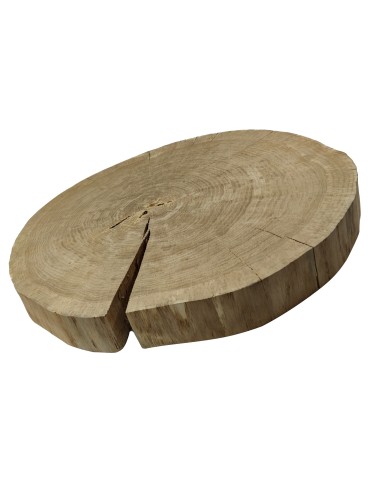 Blaty Drewniane - Dębowy Blat Na Stolik ❍ Plaster Drewna bez Kory ❍ Dł  90 cm  UNIKAT 114741 - product 3