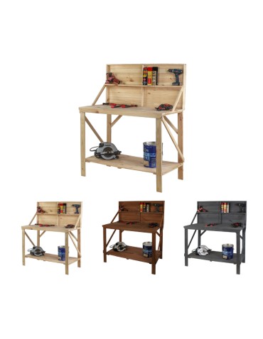 Stół Warsztatowy Drewniany - SWD - Naturalny