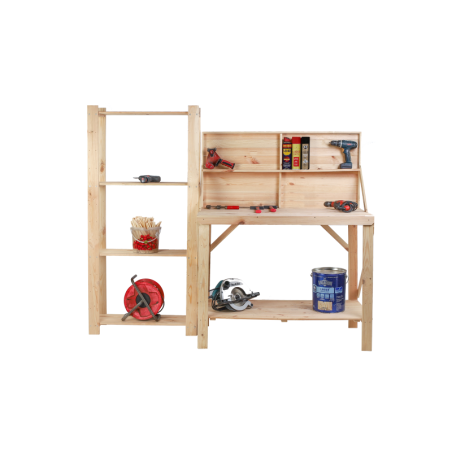 Stół Warsztatowy Drewniany - SWD - Naturalny