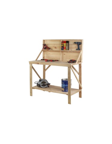 Stoły warsztatowe - Stół Warsztatowy Drewniany - SWD - Naturalny - product 7