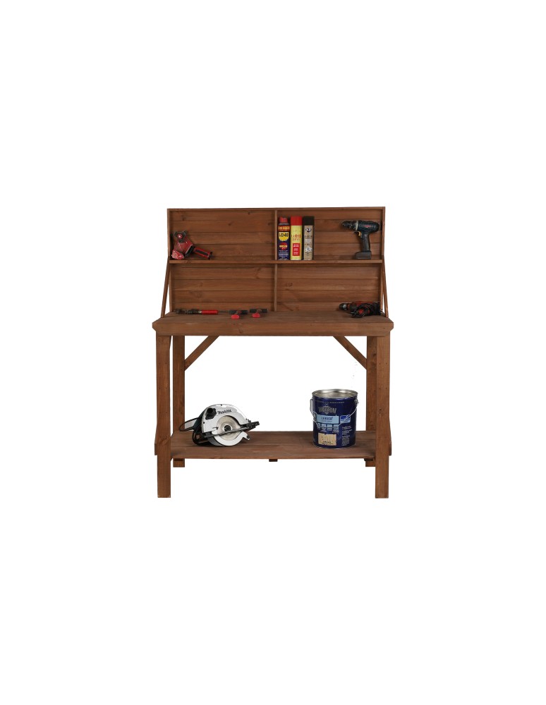 Stoły warsztatowe - Stół Warsztatowy Drewniany - SWD - Brąz - product MODO24.PL 2