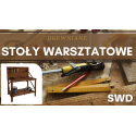 Stół Warsztatowy Drewniany - SWD - Szary