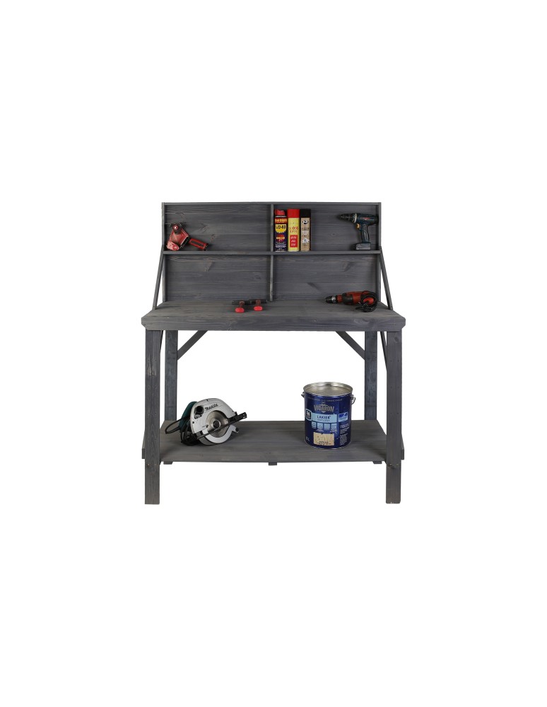 Stoły warsztatowe - Stół Warsztatowy Drewniany - SWD - Szary - product MODO24.PL 8