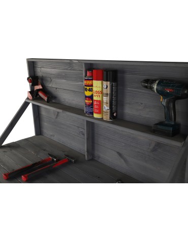 Stoły warsztatowe - Stół Warsztatowy Drewniany - SWD - Szary - product 13