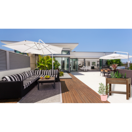 Drewniany Ziołownik / Skrzynia ZE1 wym. 70x80x34 cm, Naturalna