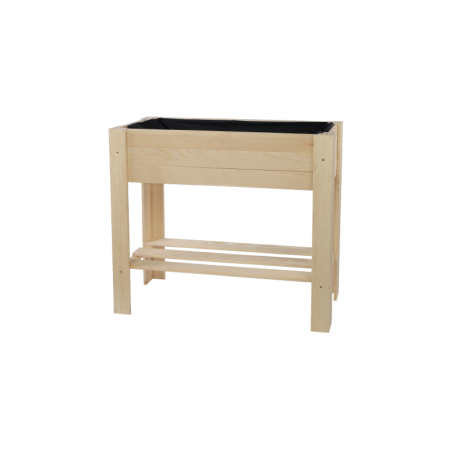 Drewniany Ziołownik / Skrzynia ZE1 wym. 70x80x34 cm, Naturalna