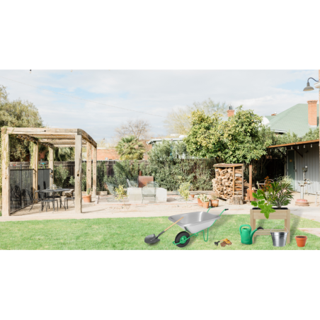 Drewniany Ziołownik / Skrzynia ZE1wym. 70x80x34 cm, Brąz