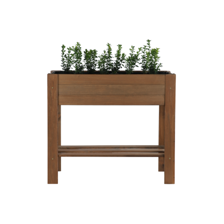 Drewniany Ziołownik / Skrzynia ZE1wym. 70x80x34 cm, Brąz