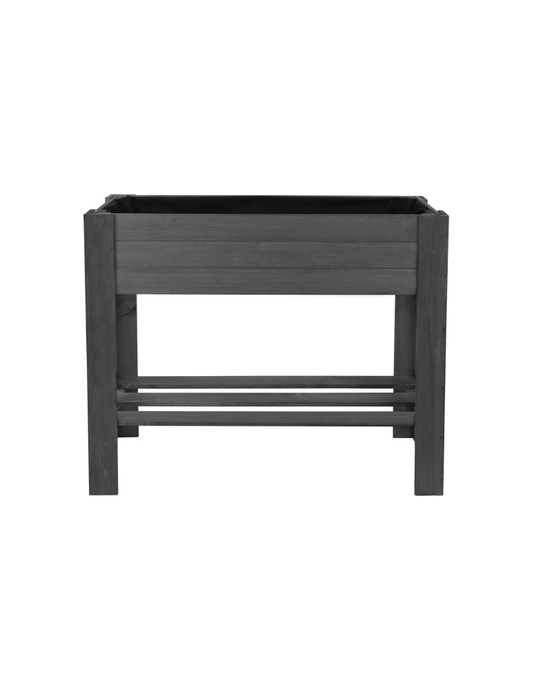 Kwietniki i donice - Drewniany Ziołownik / Skrzynia ZE1wym. 70x80x34 cm, Szara - product MODO24.PL 6