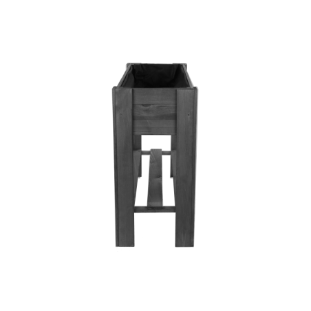 Drewniany Ziołownik / Skrzynia ZE1wym. 70x80x34 cm, Szara