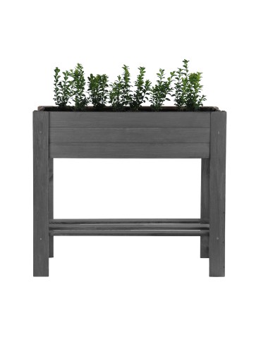 Drewniany Ziołownik / Skrzynia ZE1wym. 70x80x34 cm, Szara - product 2